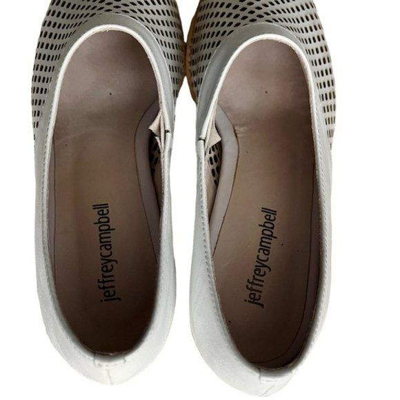 Jeffrey Campbell Branwen Perforated Booties - White - 8.5 - Picture 6 of 10